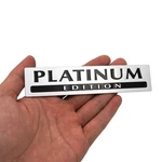 1PC Aluminum Badge Chrome Black Platinum Edition Emblem Nameplate Fits Car Truck. Fixed Price $12.74.