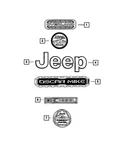 Genuine Mopar Front Fender Medallion 68498488AA. Fixed Price $78.78.