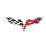 Oem New Rear Bumper Chrome Crossflags Emblem Badge 08-12 Corvette 22901568. Fixed Price $72.38.