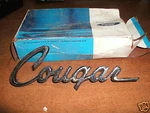 Nos 1974 Mercury Cougar Front Fender Emblem D4WY-16098-A. Fixed Price $34.99.
