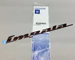 Dark Red Impala Door Emblem For 00-03 Chevy Fits Lh Rh New Genuine Gm. Fixed Price $26.95.