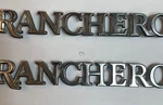 Lot Of 2 Ford Ranchero Emblems D70B-16B114 With Pins. Fixed Price $49.55.