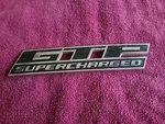 1997-2003 Pontiac Grand Prix Gtp Supercharged Logo Badge Sign Symbol Emblem. Fixed Price $20.00.