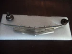 1960 Original Cadillac Hood Emblem Crest - Part # 1473719 Great. Fixed Price $135.00.