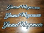 1990 Jeep Grand Wagoneer - Emblem Lot **wear**. Fixed Price $79.00.