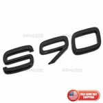 Volvo S90 Rear Trunk Lid Letter Logo Badge Nameplate Emblem Sport Gloss Black. Fixed Price $27.99.