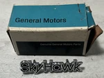 Buick Skyhawk Dash Door Emblem Badge Chrome Color 2.5" 20370242 Nos Gm. Fixed Price $19.98.