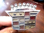 Original Cadillac Emblem Gm Part No. 1616606 #2 Has 3 Post. Fixed Price $35.00.