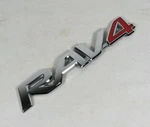08-12 Toyota RAV4 Emblem Red/chrome Rear Liftgate Badge Nameplate Symbol Logo. Fixed Price $13.99.