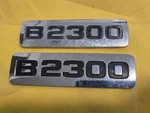 2X 1998-10 Mazda B2300 Chrome Side Fender Emblem Logo Badge Sign Symbol Used. Fixed Price $24.99.