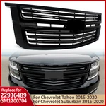 Front Upper Grille Gloss Black For Chevy Tahoe/suburban Ltz 2015-2020 #GM1200704. Fixed Price $121.99.