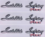71 72 Satellite Sebring Plus Quarter Panel Trunk Lid Emblems. 3612863 Set Of. Fixed Price $373.93.