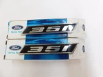 Nos Oem Ford 1969 1970 Mustang 351 Fender Emblems Ornaments Trim Pair. Fixed Price $159.00.