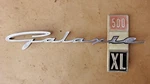1963 Ford Galaxie 500 Xl Fender Emblem Original Right Name Plate Rt. Fixed Price $295.00.