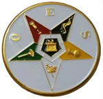 Order Of Eastern Star Oes Car Emblem. Fixed Price $10.99.