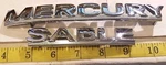 Vintage 00'S Mercury + Sable Emblem Decal YF42-16702-DC / YF42-16702-CD CE662. Fixed Price $6.00.