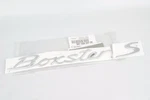 Genuine Porsche Boxster Script Emblem (satin Aluminum) 98755903700. Fixed Price $119.95.