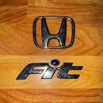2007 2008 Honda Fit Rear Trunk Lid Silver Emblem Logo Badge Sign Symbol Letters. Fixed Price $49.99.