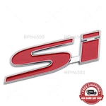 For Honda Si Rear Trunk Lid Chrome Red Letter Logo Badge Nameplate Emblem Sport. Fixed Price $14.99.