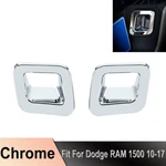 Chrome For Dodge 1500 2010-17 Rear License Plate Lamp Light Cover Trim Frame. Fixed Price $20.99.