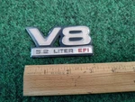 Dodge Dakota "V8 5.2L Efi" Fender Nameplate Emblems 1991 - 96 Oem 3M1. Fixed Price $24.99.