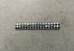 Audi Quattro Houndstooth Rear Trunk Emblem Oem Badge W/ Nardo Grey Letters A5 S6. Fixed Price $60.00.