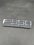 Used 99-04 Ford F-350 Super Duty Xlt Fender Emblem Nameplate F81Z-16720-SA Oem. Fixed Price $14.00.