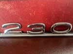 Mercedes-benz Car Emblem Chrome Plated 230SL Steel W111 Vintage Original. Fixed Price $140.94.