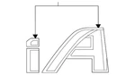 Genuine Toyota Deck Lid Emblem 75442-WB003. Fixed Price $45.74.