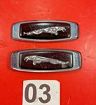 B3 Jaguar Fender Emblem Set 2 1988 - 1990 XJ6 XJ8 Black Oem. Fixed Price $49.99.