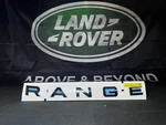 Genuine Land Rover Range Velar Front Black Name Plate LR147293. Fixed Price $54.99.