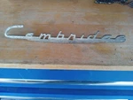 Vintage Plymouth Cambridge Chrome Script Name Emblem Badge 1456525. Fixed Price $24.99.