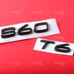 Black S60 + T6 For Volvo Rear Trunk Nameplate Emblem Badge Letters Number. Fixed Price $34.99.