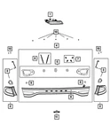 Genuine Mopar Applique Lighting Gasket Kit 68187834AA. Fixed Price $21.84.