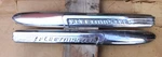 1947 1948 Chevy Fleetmaster Hood Side Emblems Original Gm Pair Name Plates Blc. Fixed Price $225.00.