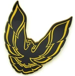 Oer Black And Gold Rear Panel Emblem For 1985-1990 Firebird Trans Am. Fixed Price $44.98.