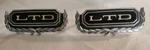 Pair 1969-70'S Ford Galaxie Ltd Door Panel Emblems 27893-KBC-C9YB-65 20978-A. Fixed Price $79.00.