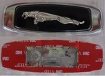 Used Jaguar Xjs Left Fender Badge Motif Black Silver Cat BEC26403. Fixed Price $56.36.