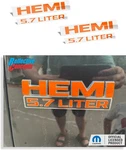 Hemi 5.7 Liter Fender Badge Overlay Decals (pair) For Ram. Fixed Price $12.00.