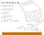 Ford Oem 16-23 Mkx,nautilus Lift Gate Exterior Trim-nameplate FA1Z5842528F. Fixed Price $37.39.