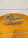 Vintage Chrysler Script Metal Emblem Logo Badge Lot Oem 31025 3811.... Fixed Price $25.00.