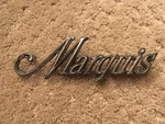1973 Mercury Marquis Emblem Pn # D3MB 16098 Ba. Fixed Price $19.95.