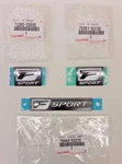 Lexus Oem Factory Fender And Trunk Lid F-sport Emblem Set 2014-2020 IS350 IS250. Fixed Price $142.93.