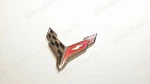 1PC Front Crossed Flag Corvette Emblem Chrome Fit 2020+ Chevrolet C8. Fixed Price $39.80.