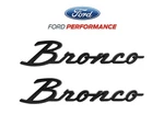 2021-2025 Bronco Oem M-1447-BSMB Matte Black Script Heritage Fender Emblems Pair. Fixed Price $54.95.