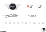 Genuine Mini U25 Countryman S ALL4 Lettering 51145A0CFD6. Fixed Price $52.28.