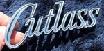 1970 Oldsmobile "cutlass" Script Trunk Lid Emblem Gm 8791878. Fixed Price $59.99.