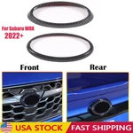 Carbon Fiber Front Rear Emblem Logo Badge Ring Cover For Subaru Wrx 2022-2025 Us. Fixed Price $25.99.