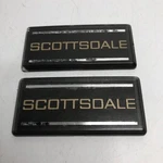 88-98 Chevrolet Scottsdale 2PC Roof Pillar Cab Emblem Badge Nameplate Side Used. Fixed Price $19.89.