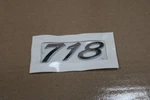 Genuine Porsche Boxster 718 Rear Lettering Emblem Silver 982853675. Fixed Price $100.24.